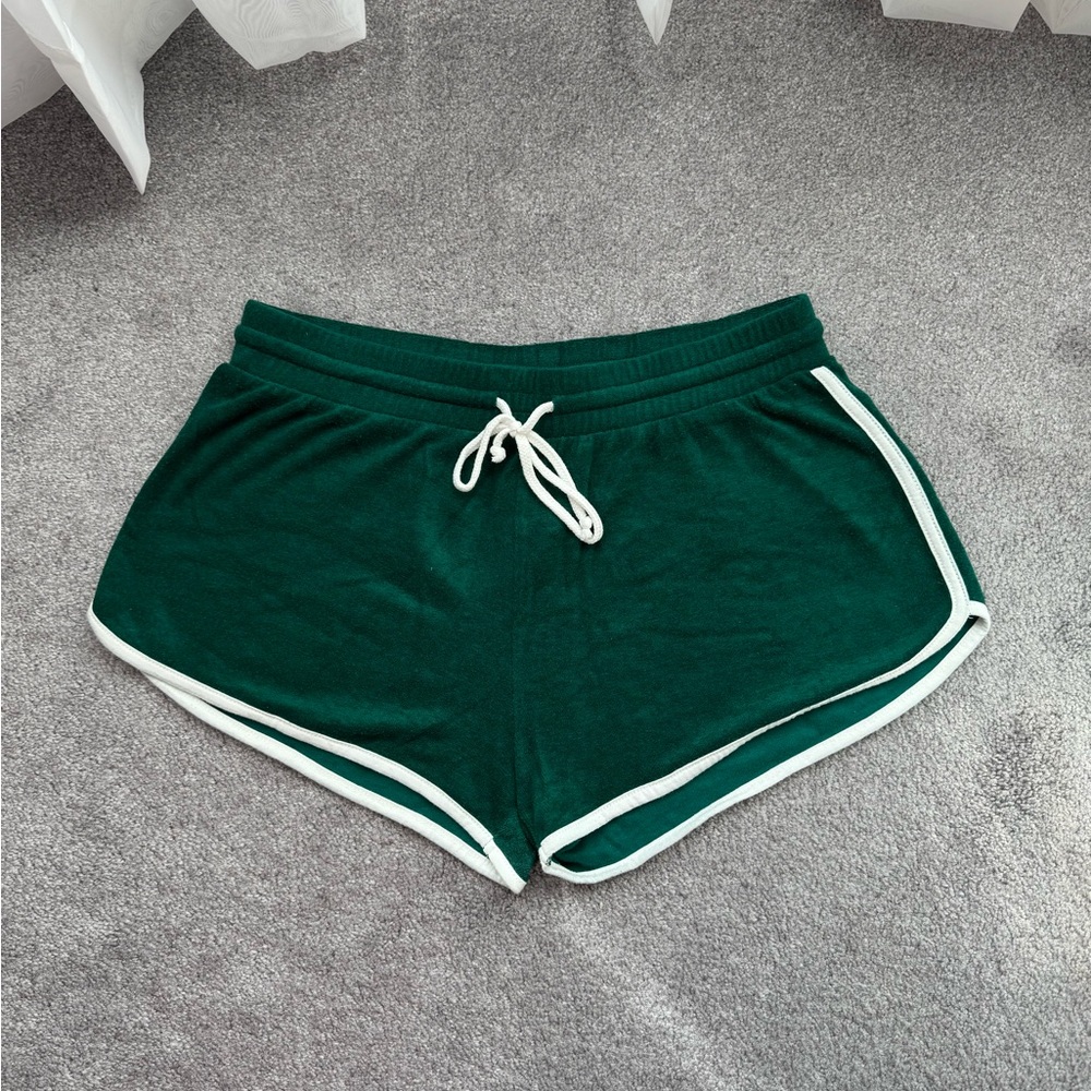 Dark Green Athletic Shorts